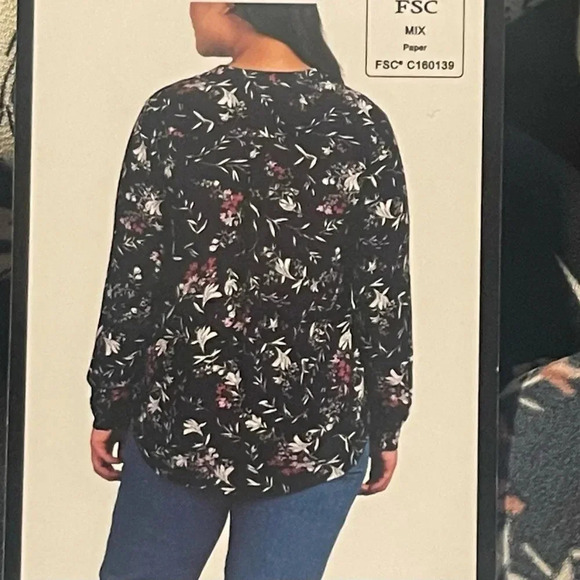 Hilary Radley womens Long Sleeve Blouse - Picture 4 of 8